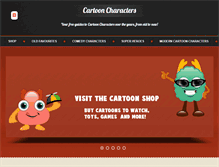 Tablet Screenshot of cartooncharacters.co.uk